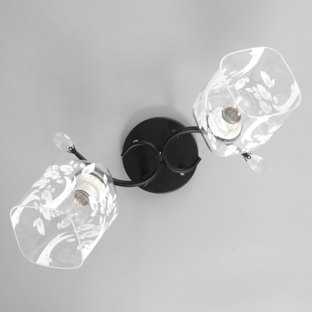 ARISA chandelier 2he27 40W Black 45x26x27 cm Bayerlux-3