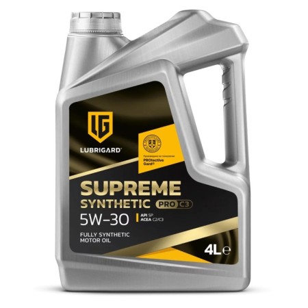 Motor oil Lubrigard Supreme Synthetic Pro C3 5W-30, synthetic, 4 liters