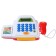 Cash desk with sound and lighting effects, mixers