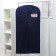 Close for clothes with a window, 60 × 120 cm, spanbond, blue color