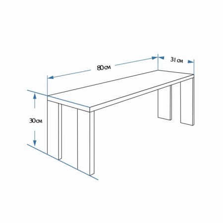 Figure bench 80x31x30cm "Dobroparov"-1