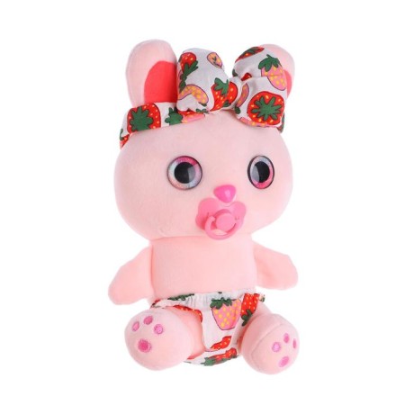 Soft toy "Bunny with a nipple", color mix-3