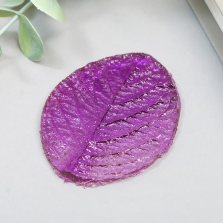 Acrylic Mold "Hydrangea Leaf" 6.5x5 cm mix-1