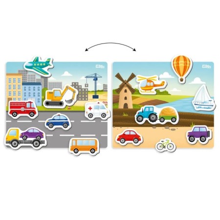 Magnetic game "Transport"-1