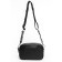 Bag Cross-Body Women's, genuine leather, Ludor black, 21x8x14 cm