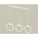 Ambrella Light, Traditional Diy, XB9106103, 3XGX53, white sand color, yellow polished gold.
