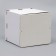 Box for a cake, without a window, white, 26 x 26 x 30 cm
