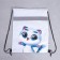 A bag for shoes with a reflective element "cat" size 30 x 40 cm