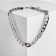 Necklace "Golden chain" drawing, silver color, 45 cm