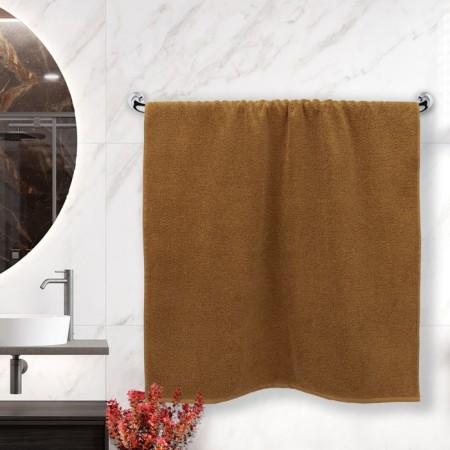 Terry towel "Book", 450 g, size 100x150 cm, mustard color-3