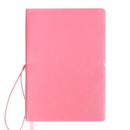 Diary of Leduced A5 136 DEVENTE sheets. Jane, soft pvc cover, elastic band, perforation, liesse, block 70, pink-1