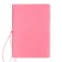 Diary of Leduced A5 136 DEVENTE sheets. Jane, soft pvc cover, elastic band, perforation, liesse, block 70, pink