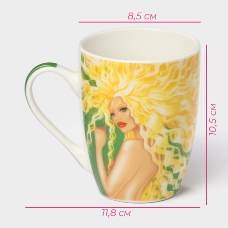 Porcelain share mug "Zlatovlaska", 350 ml-3