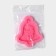 Mold "Bell of Deer", silicone, 10 × 9 × 1.5 cm, color mix