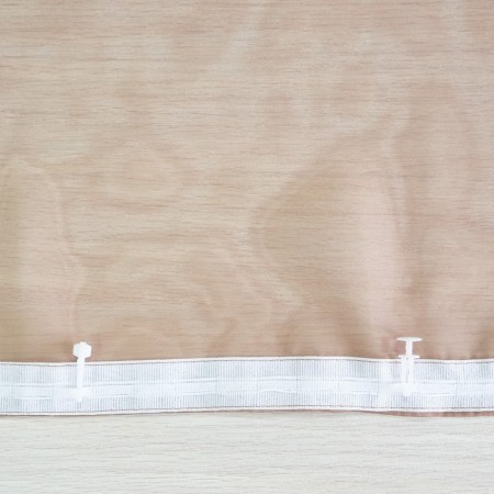 A set of curtains for the kitchen Witerra Byzantium 280x160cm, cocoa, right, PE100%-5