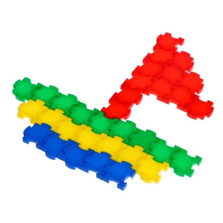 Constructor training "Smart Puzzles", 138 details, a set of cards-1