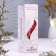 Candle twisted, 2.3x 24.5 cm, 12 pieces, red