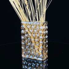 Decorative vase for Lenardi flowers, glass, 19 cm