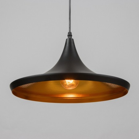 Bayerlux suspension "Delta" 1x40W E27 Black 36x36x118 cm-2