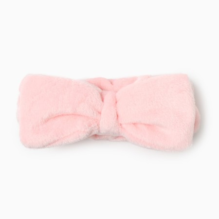 Set for the bath and bathroom Ethel "Bow", col. pink, towel- Pareo 75*120 cm+bandage-13
