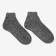 Woolen socks shortened, color dark gray pattern, size 25
