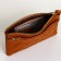 Lightning wallet, brown color