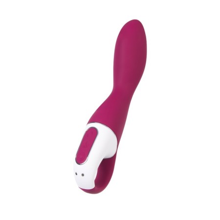 SATISFYER HEATED Thrill vibro -stimulator, red color-8