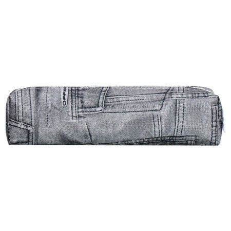School Penal on the zipper "Jeans" Calligrata, Gray-2
