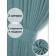 Set of curtains "Canvas", size 200x250 cm, 2 pcs, birus color