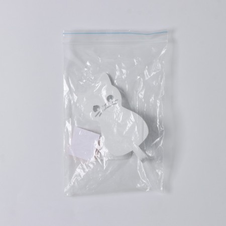 The hook wall -mounted self -adhesive "cat", 50 × 95 × 15 mm, white color-4