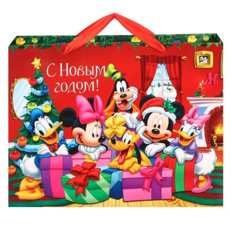 New Year. Gift package, 31x40x11.5 cm, packaging, Mickey Mouse-3