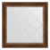 Mirror with engraving in the baguette frame, Roman bronze 88 mm, 86x86 cm