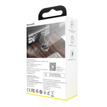 Automobile charger Baseus Tiny Star, USB, 5 A, 30 W, black-8