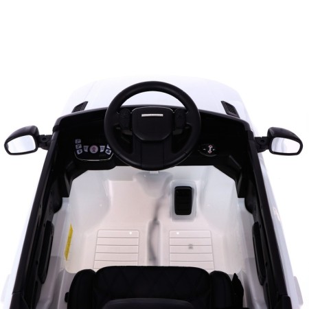 Range Rover Sport SVR electric car, white color-7