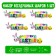 Set a foil ball 50 "Happy Easter", 5 pcs.