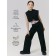 Children's pants Amarobaby Twice, height 146 cm, black color