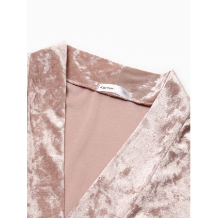 Women's costume (jacket and trousers) KAFTAN "velvet", 52-54, pink-9