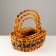 A set of baskets, 3 pcs, 46x35/41 cm, 39 x28/34.5 cm, 32x21/28 cm, willow
