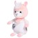Soft toy "Lama Moon", 30 cm, pink color