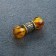 A set of three beads "Hagalaz"