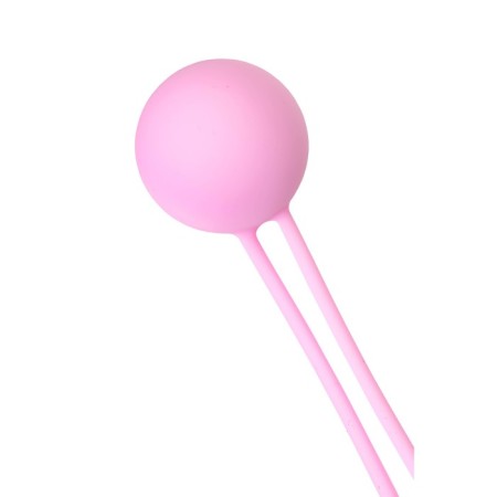 Eromantica Pansy vaginal ball, 3.5 cm, silicone, pink color-5