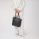 Bag-tout on zipper, gray color