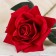 Artificial flowers "Delicate velvet" D-12 cm H-55 cm, red