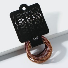 Резинки для волос «Girl boss»10 шт., диам. 3,5 см