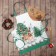 New Year. Set of gift "Ethel" New Year's forest, apron, grabbing
