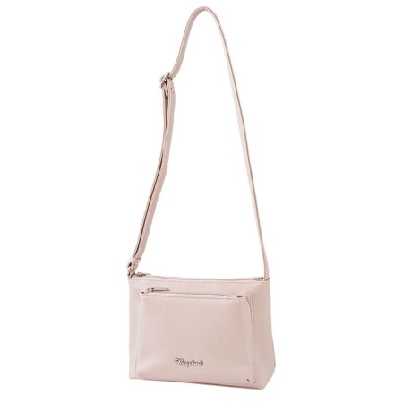 Cross-Bodi bag, lightning department, pink-beige color 19x24x6cm