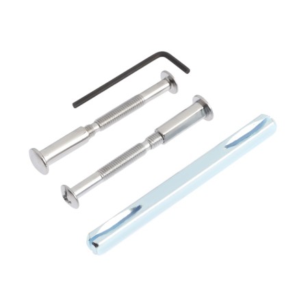 Lockland 001 handles on the bar, m/o 55 mm, color chromium-3