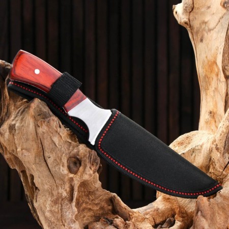 Hunting knife "Rind" 22cm, blade 115mm/4mm, brown-1