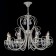 Princess 8x60W E14 Cream gold chandelier