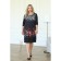 Female dress, size 52, black color